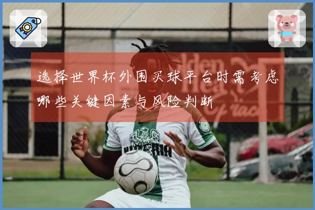 选择世界杯外围买球平台时需考虑哪些关键因素与风险判断